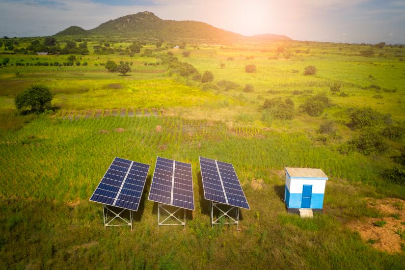 solar_energy setup in the farm